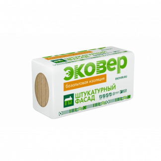 Эковер  ЭКОФАСАД ОПТИМА   50*600*1000 (0,24 м3, 4,8 м2, 8шт)